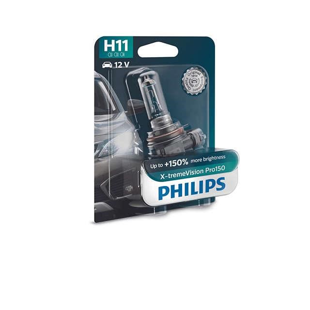 Лампа галогенная Philips X-tremeVision +150% H11 12V 55W (12362XVPB1) Philips 12362XVPB1