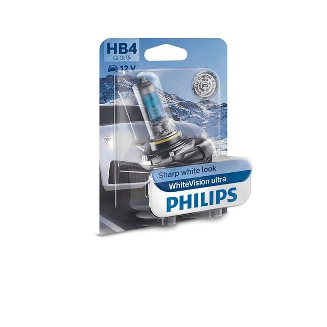 Лампа галогенная Philips WhiteVision Ultra HB4 12V 51W (9006WVUB1) Philips 9006WVUB1