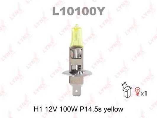 Лампа галогенная H1 12V 100W (L10100Y) LYNXauto L10100Y