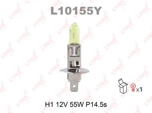 Лампа галогенная H1 12V 55W (L10155Y) LYNXauto L10155Y