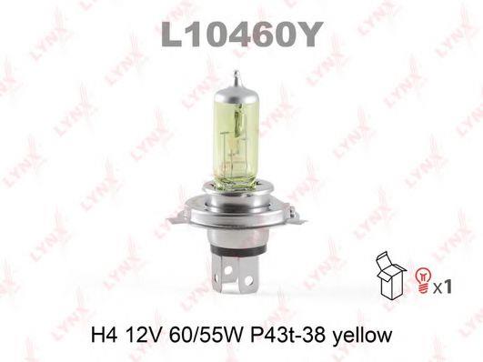 Лампа галогенная H4 12V 6055W (L10460Y) LYNXauto L10460Y