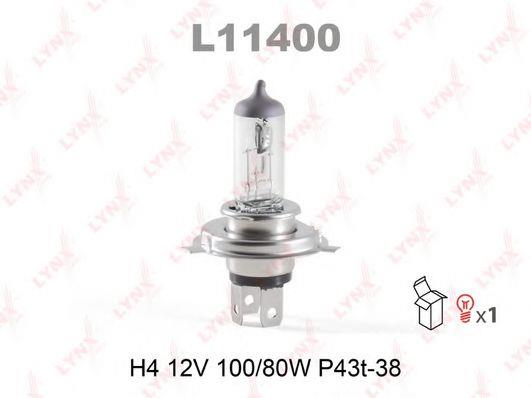 Лампа галогенная H4 12V 10080W (L11400) LYNXauto L11400