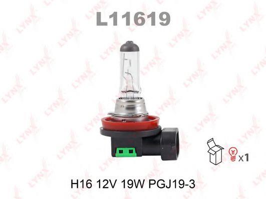 Лампа галогенная H16 12V 19W (L11619) LYNXauto L11619