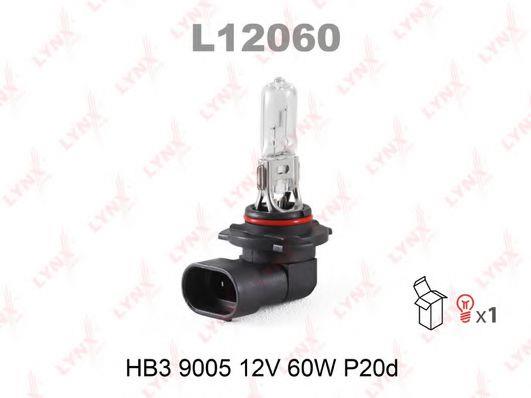 Лампа галогенная HB3 12V 60W (L12060) LYNXauto L12060