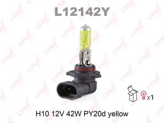 Лампа галогенная H10 12V 42W (L12142Y) LYNXauto L12142Y