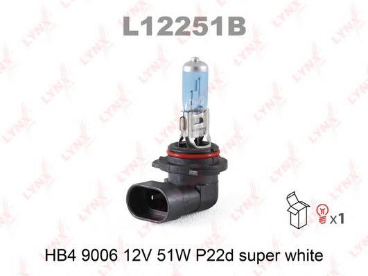 Лампа галогенная LYNXauto HB4 12V 51W (L12251B) LYNXauto L12251B