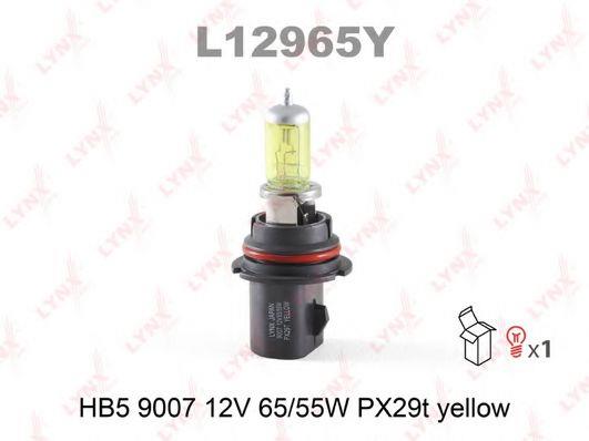 Лампа галогенная HB5 12V 6555W (L12965Y) LYNXauto L12965Y