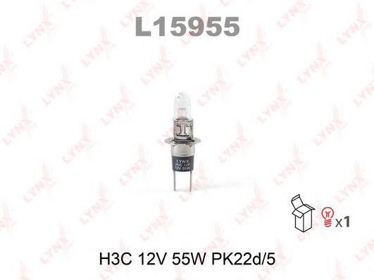 Лампа галогенная H3C 12V 55W (L15955) LYNXauto L15955