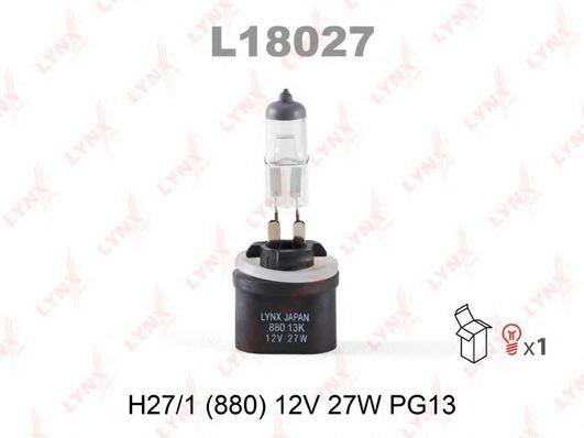 Лампа галогенная H27W1 12V 27W (L18027) LYNXauto L18027