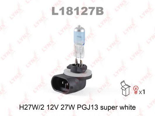 Лампа галогенная LYNXauto H27W2 12V 27W (L18127B) LYNXauto L18127B