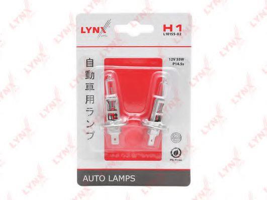 Лампа галогенная H1 12V 55W (L1015502) LYNXauto L10155-02