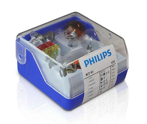Набор запасных ламп Philips Single Kit H1 12V (55008SKKM) Philips 55008SKKM