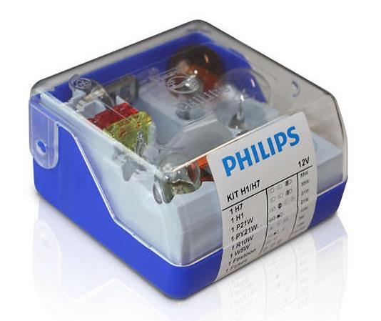 Набор запасных ламп Philips Single Kit H1H7 12V (55010SKKM) Philips 55010SKKM