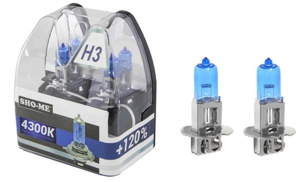 Лампа галогенная H3 12V 55W (SHH343K120) Sho-Me SH H3 4.3K 120