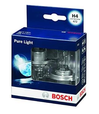 Лампа галогенная Bosch Pure Light H4 12V 6055W (2 шт.) (1987301405) Bosch 1 987 301 405