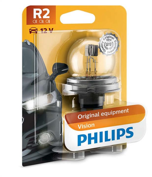 Лампа галогенная Philips Standard R2(Bilux) 12V 4540W (12620B1) Philips 12620B1