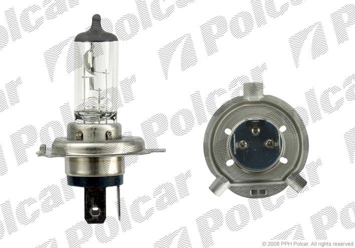 Лампа галогенная H4 12V 6055W (99ZS006A) Polcar 99ZS006A