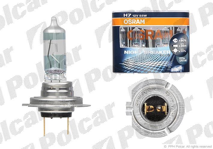 Лампа галогенная H7 12V (99ZB183A) Polcar 99ZB183A
