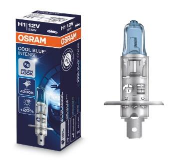 Лампа галогенная Osram Cool Blue Intense H1 12V 55W (64150CBI) Osram 64150CBI