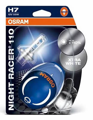 Лампа галогенная Osram Night Racer +110% Moto H7 12V 55W (64210NR102B) Osram 64210NR1-02B