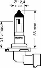 Лампа галогенная Osram Original Line H10 12V 42W (9145RD) Osram 9145RD