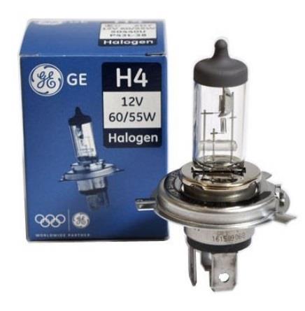 Лампа галогенная H4 12V 6055W (50440) General Electric 50440