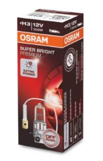 Лампа галогенная Osram Off-Road Super Bright Premium H3 12V 100W (62201SBP) Osram 62201SBP