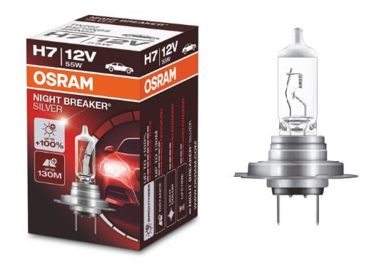 Лампа галогенная Osram Night Breaker Silver +100% H7 12V 55W (64210NBS) Osram 64210NBS