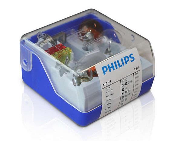 Набор запасных ламп Philips Single Kit H4 12V (55005SKKM) Philips 55005SKKM