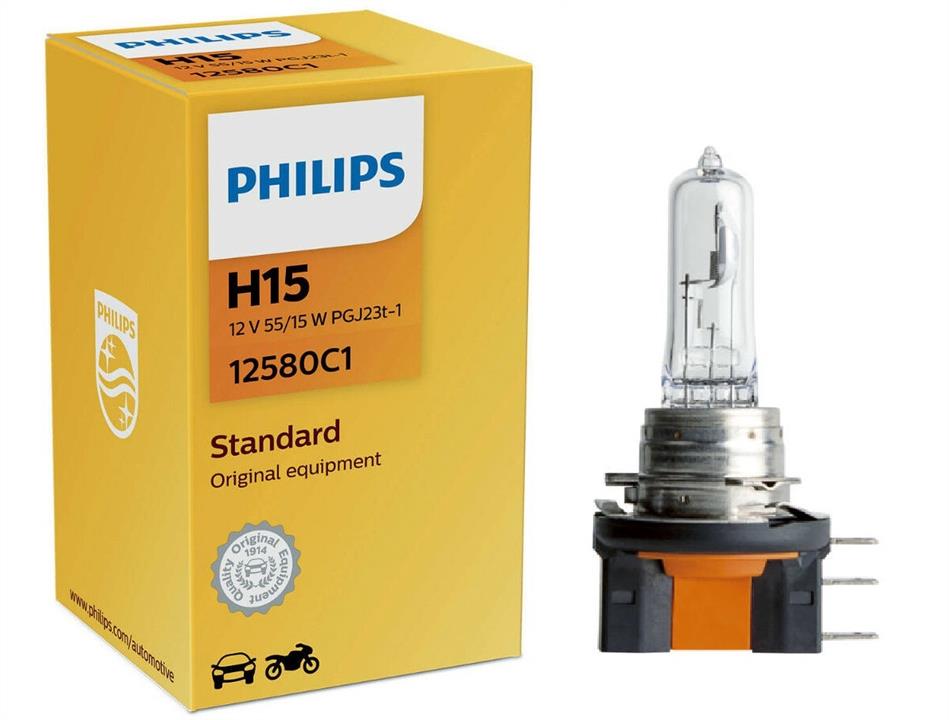 Лампа галогенная Philips Standard H15 12V 5515W (12580C1) Philips 12580C1
