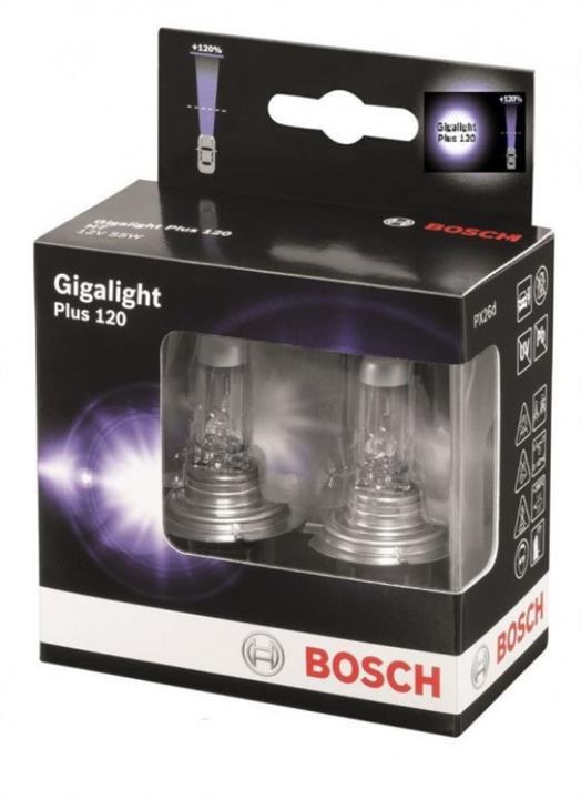 Лампа галогенная Bosch Gigalight Plus 120 H4 12V 6055W (2 шт.) (1987301106) Bosch 1 987 301 106
