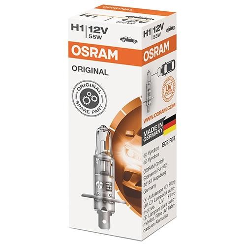Лампа галогенная Osram Original H1 12V 55W (6415001B) Osram 64150-01B