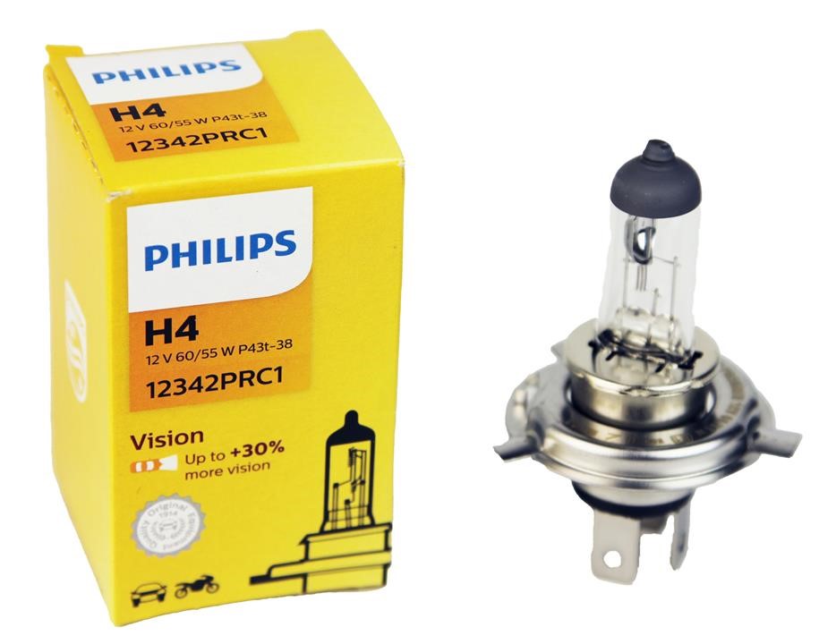Лампа галогенная Philips Vision +30% H4 12V 6055W (12342PRC1) Philips 12342PRC1