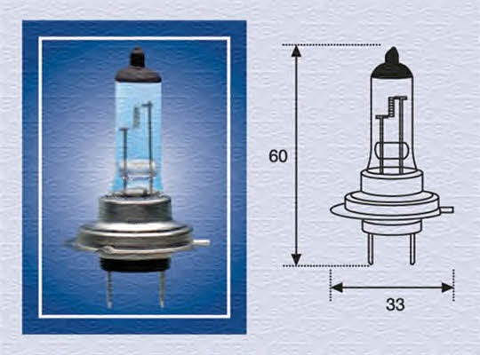 Лампа галогенная H7 24V 70W (002558100000) Magneti marelli 002558100000