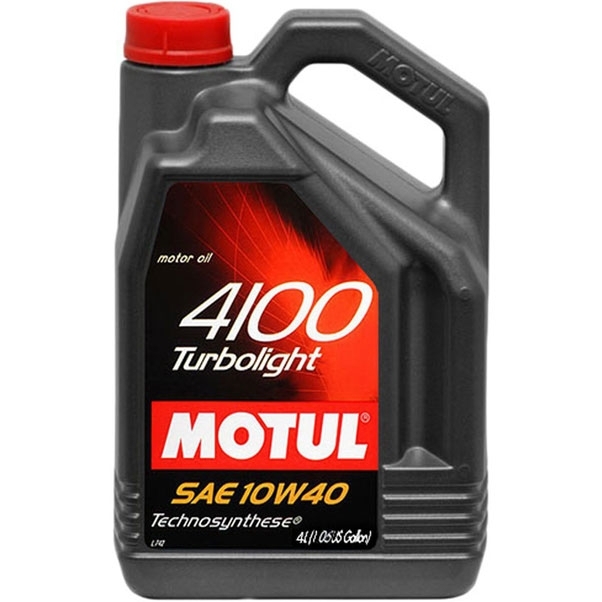 Моторное масло Motul 4100 Turbolight 10W-40 4л