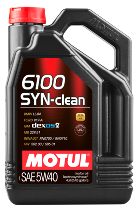 Моторное масло Motul 6100 Syn-clean 5W-40 4л