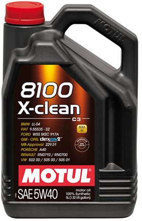 Моторное масло Motul 8100 X-clean 5W-40 5л