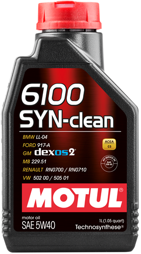 Моторное масло Motul 6100 Syn-clean 5W-40 1л