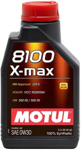 Моторное масло Motul 8100 X-Max 0W-30 1л