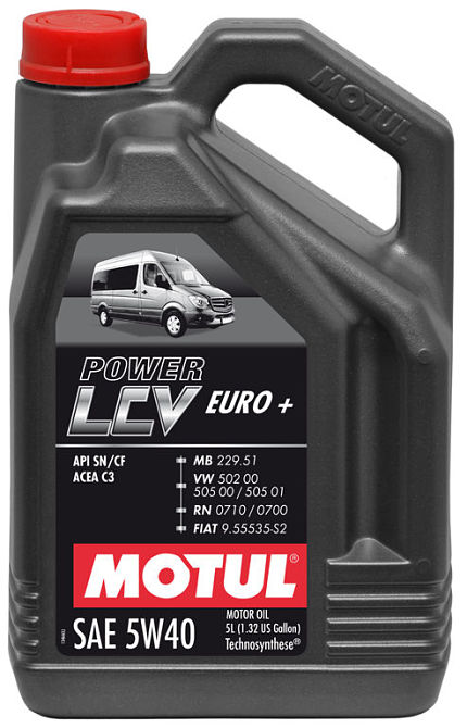 Моторное масло Motul Power LCV Euro+ 5W-40 5л
