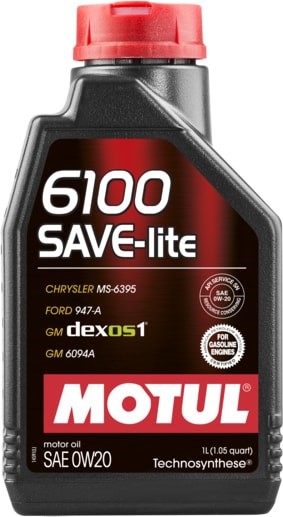 Моторное масло Motul 6100 Save-lite 0W-20 1л
