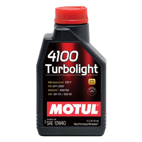 Моторное масло Motul 4100 Turbolight 10W-40 1л