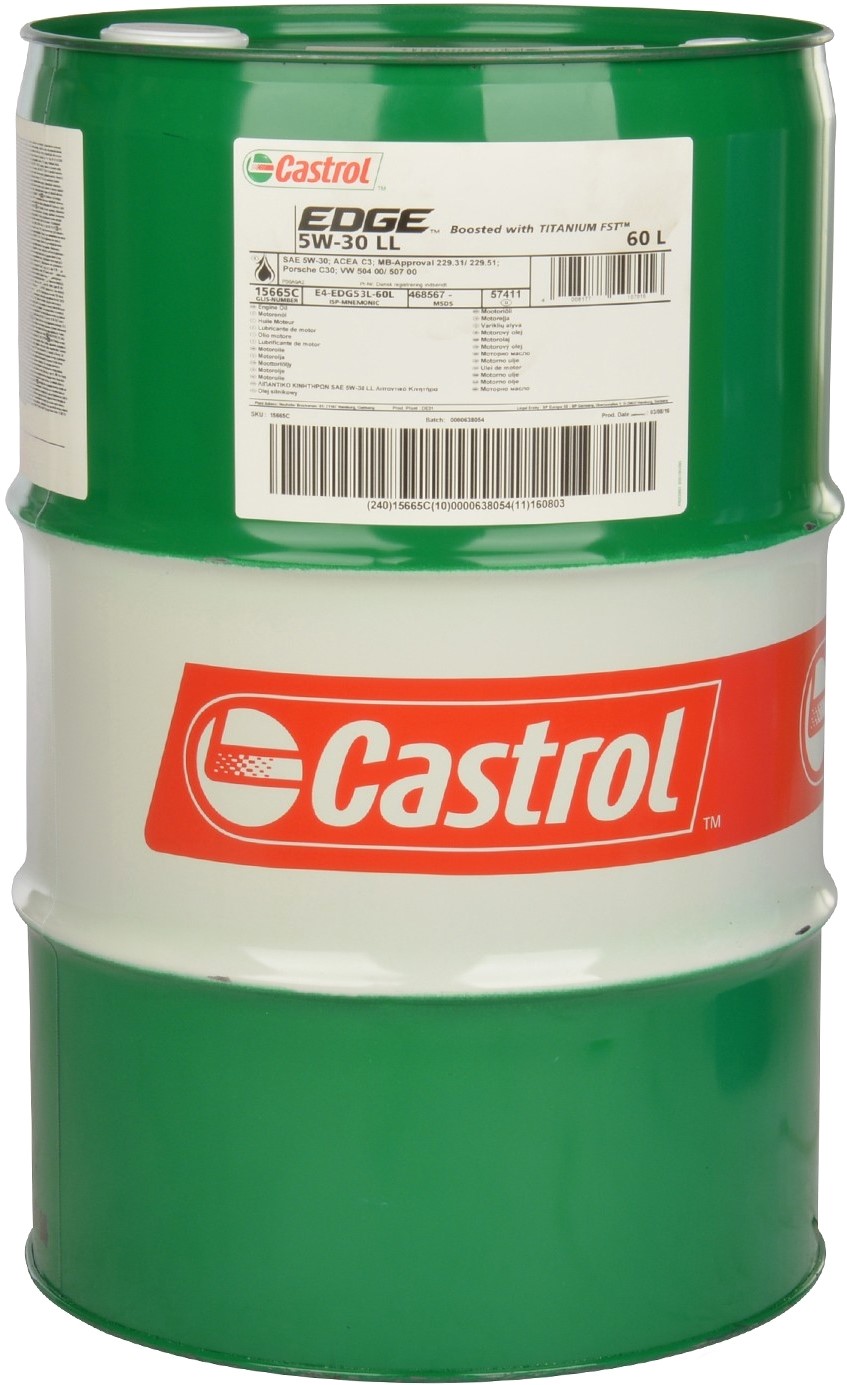 Моторное масло Castrol EDGE 5W-30 C3 60л
