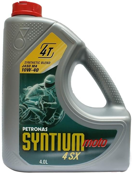Моторное масло Petronas Syntium moto 4SX 10W-40 4л