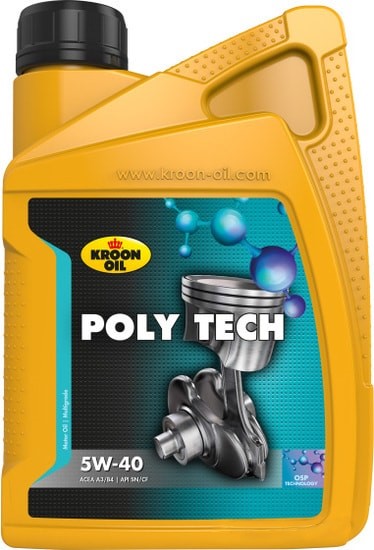 Моторное масло Kroon Oil Poly Tech 5W-40 1л