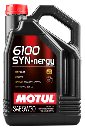 Моторное масло Motul 6100 Synergie+ 5W-30 4л