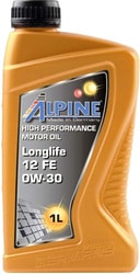 Моторное масло Alpine Longlife 12 FE 0W-30 1л