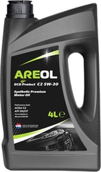 Моторное масло Areol Eco Protect C2 5W-30 4л