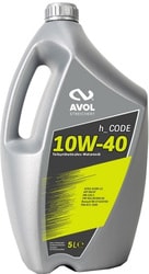Моторное масло Avol h_CODE 10W-40 5л