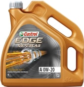 Моторное масло Castrol Edge Supercar A 0W-20 4л